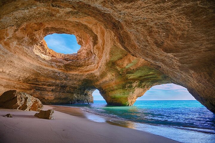 Benagil Cave on Portugal's Algarve coast, seen on a day trip from Lisbon